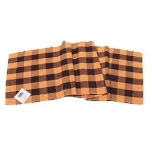 Buffalo Check Brown and Sandstone Table Runner